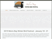 Tablet Screenshot of morrobaybirdfestival.org